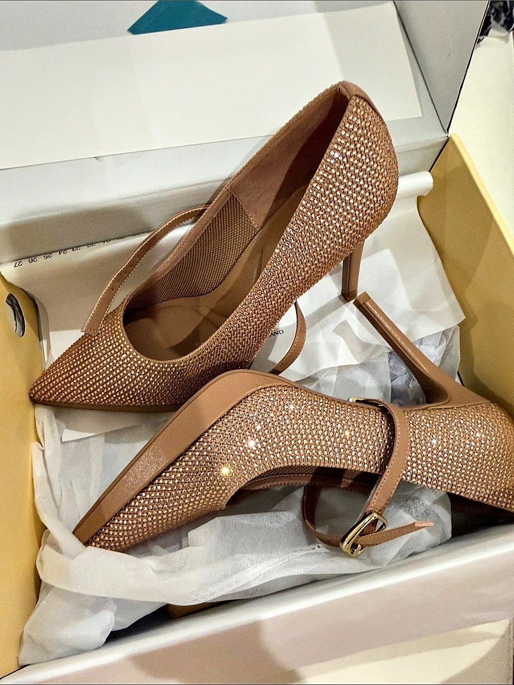 Cosy Island Spotlight Strapped Stiletto Pump Brown US 8